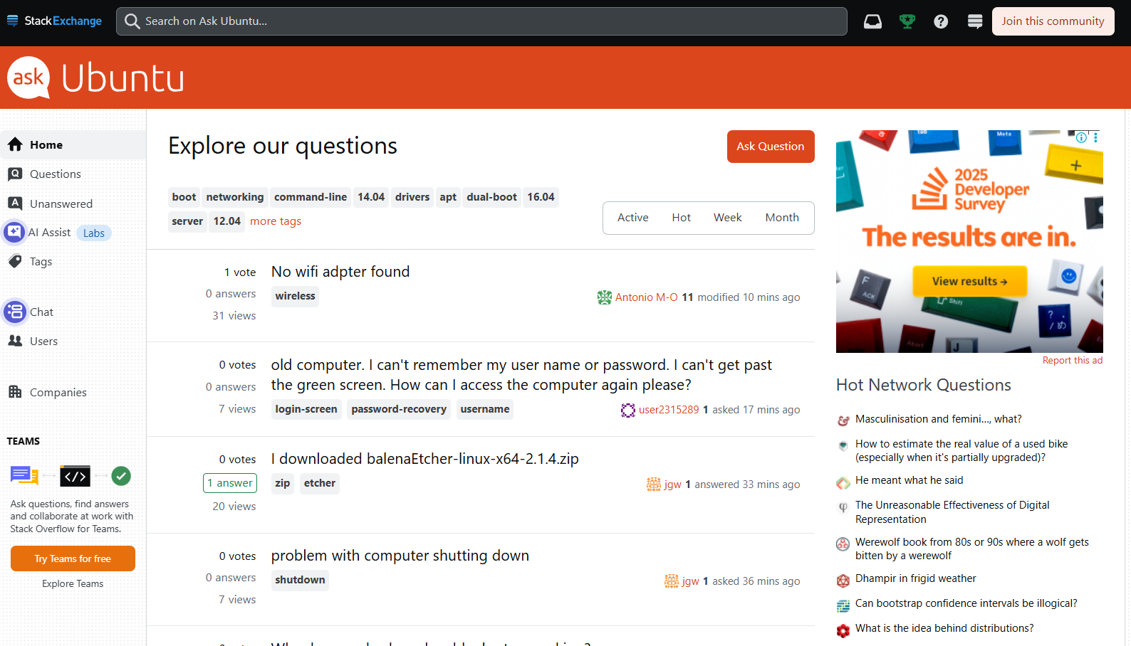 Ask Ubuntu