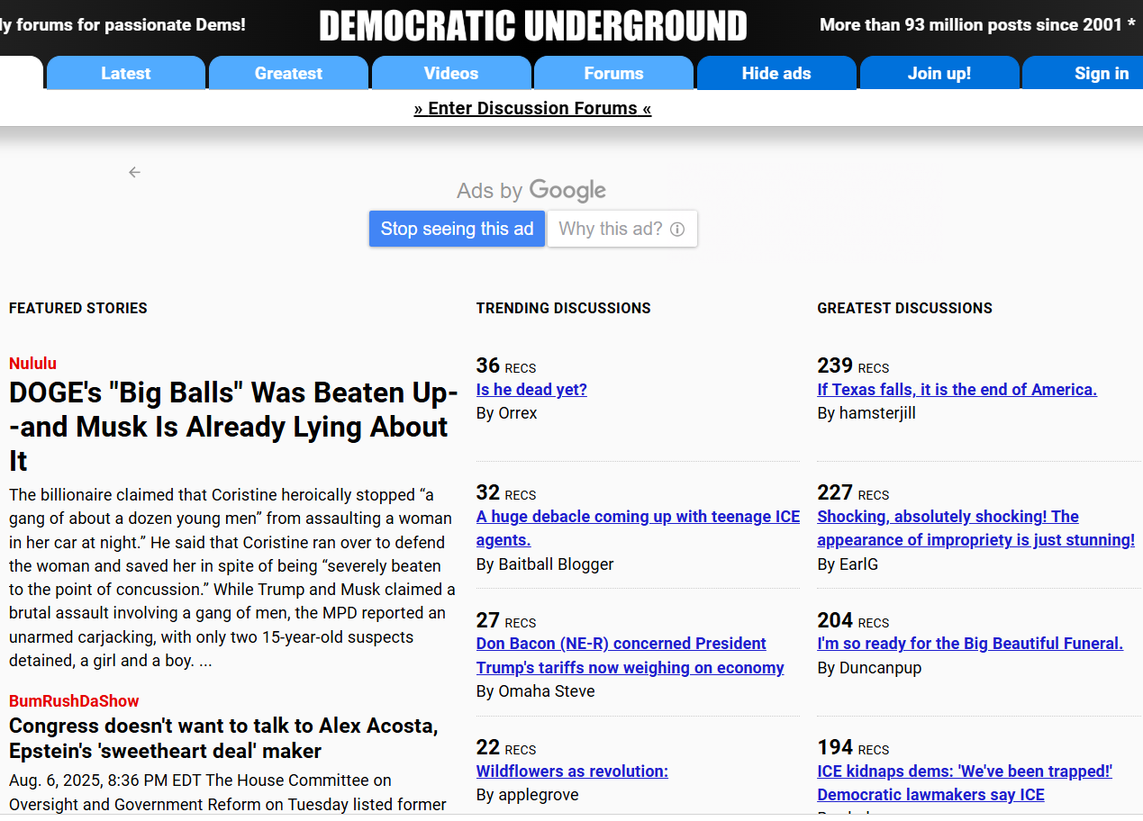 Democratic Underground
