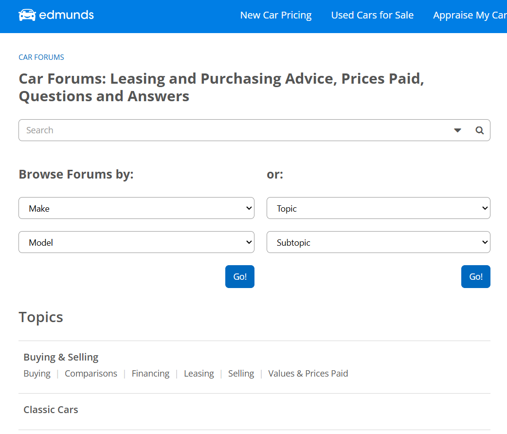 Edmunds Forums