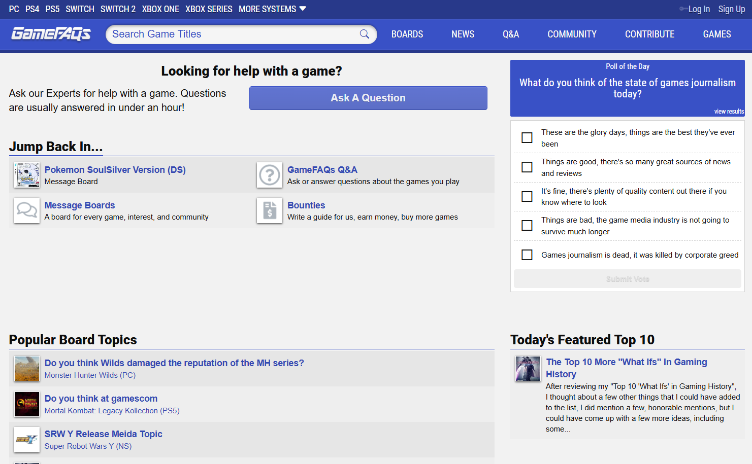 GameFAQs