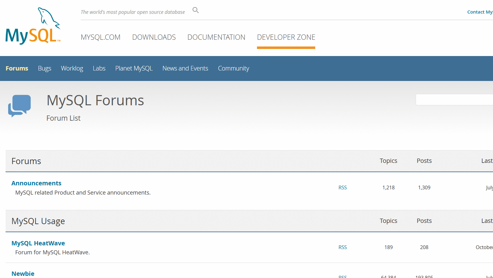 MySQL
