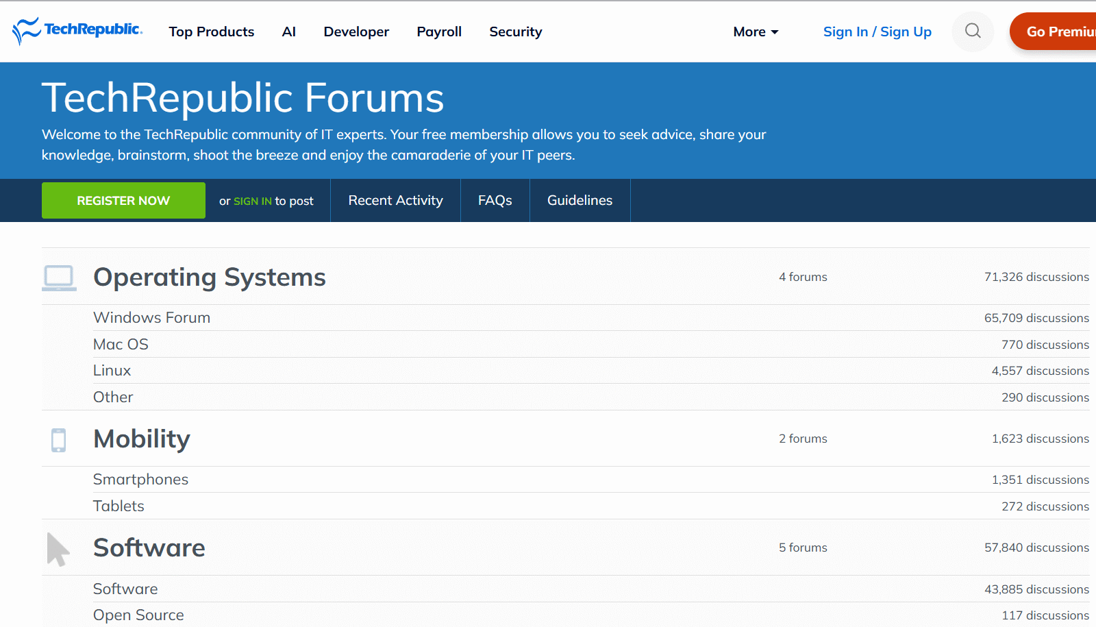 TechRepublic Forums